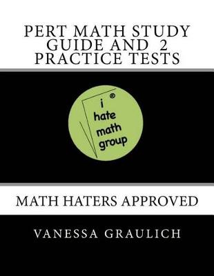 Book cover for PERT Math Study Guide and 2 Practice tests