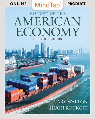 Book cover for Mindtap Economics, 1 Term (6 Months) Printed Access Card for Walton/Rockoff's History of the American Economy, 13th