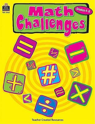 Book cover for Math Challenges, Grades 4-6