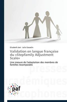 Book cover for Validation En Langue Francaise Du Stepfamily Adjustment Scale