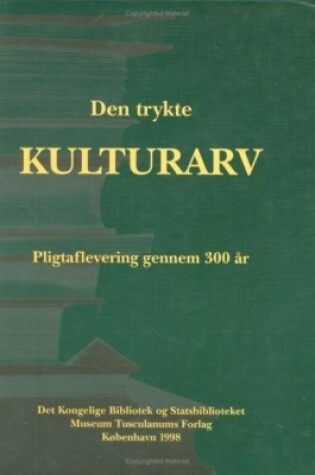 Cover of Den trykte kulturarv