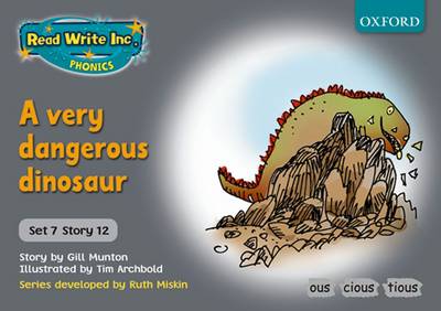 Book cover for Read Write Inc Phonics Grey Set 7 Storybooks A Very Dangerous Dinosaur