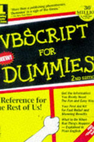 Cover of VBScript For Dummies