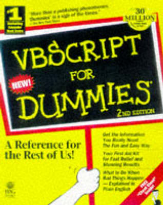 Book cover for VBScript For Dummies