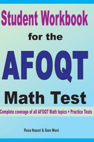 Cover of Student Workbook for the AFOQT Math Test