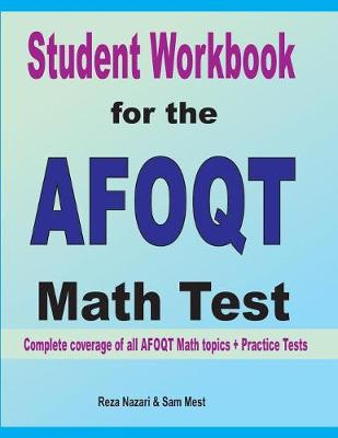 Book cover for Student Workbook for the AFOQT Math Test