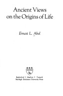 Book cover for Ancient Views on the Origins of Life