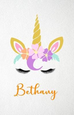 Book cover for Bethany A5 Lined Notebook 110 Pages