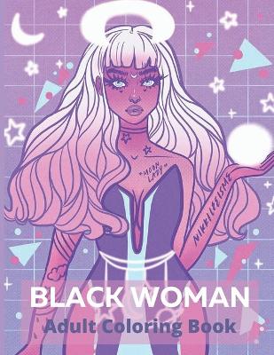 Book cover for Black Women Adult Coloring Book