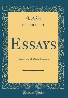 Book cover for Essays