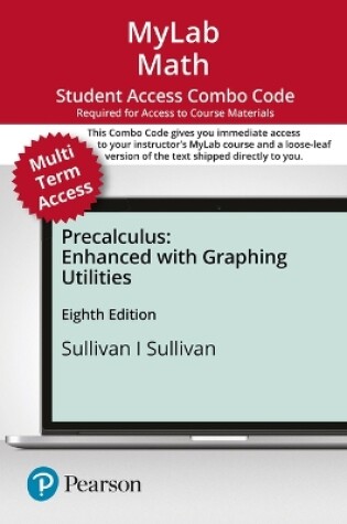 Cover of Mylab Math with Pearson Etext -- Combo Access Card -- For Precalculus (24 Months)