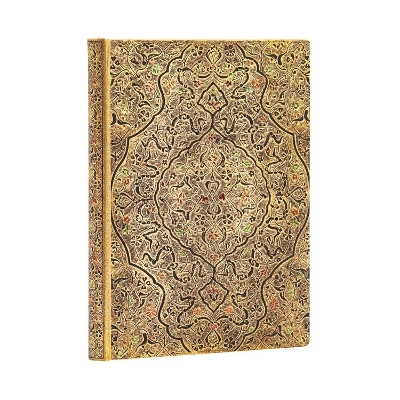 Book cover for Zahra Midi Unlined Hardcover Journal (Elastic Band Closure)