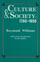 Cover of Culture and Society, 1780-1950