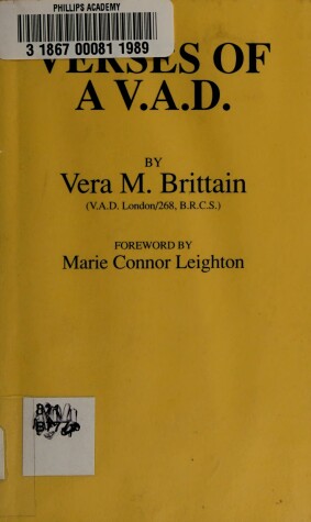 Cover of Verses of a V.A.D.