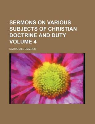 Book cover for Sermons on Various Subjects of Christian Doctrine and Duty Volume 4