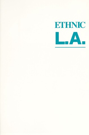 Cover of Ethnic L. A.