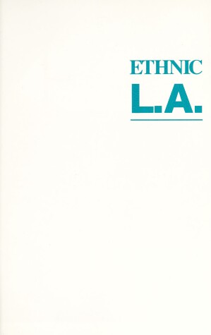 Book cover for Ethnic L. A.