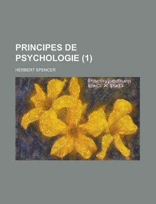 Book cover for Principes de Psychologie (1)