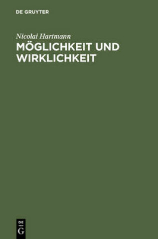 Cover of Moeglichkeit Und Wirklichkeit