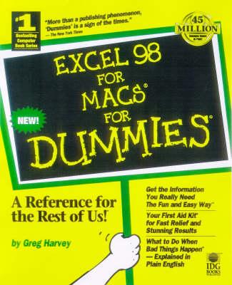 Book cover for Excel 98 for Macs For Dummies