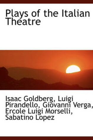Cover of Plays of the Italian Theatre