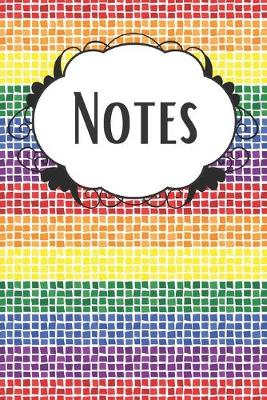 Book cover for Rainbow Mosaic Notebook