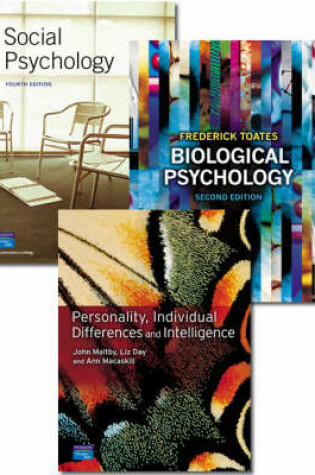 Cover of Valuepack: Social Psychology with OneKey Blackboard Access Card Hogg/Biological Psychology 2nd Edition with Companion Website GradeTracker : Student Access Card/Personality, Individual Differences and Intelligence.