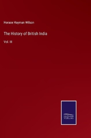 Cover of The History of British India