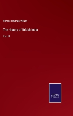 Book cover for The History of British India