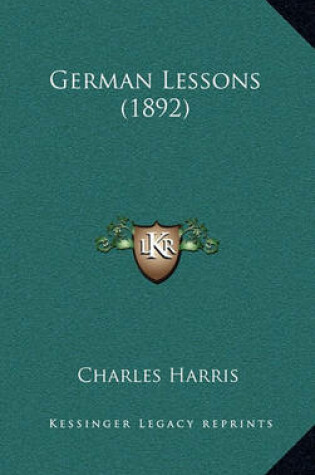 Cover of German Lessons (1892)