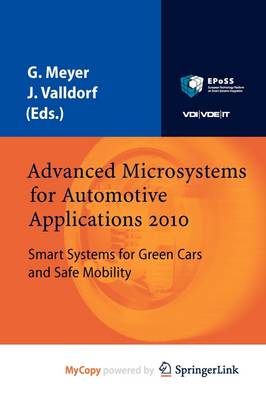 Book cover for Advanced Microsystems for Automotive Applications 2010