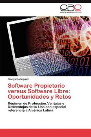 Cover of Software Propietario Versus Software Libre