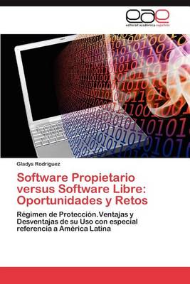 Book cover for Software Propietario Versus Software Libre