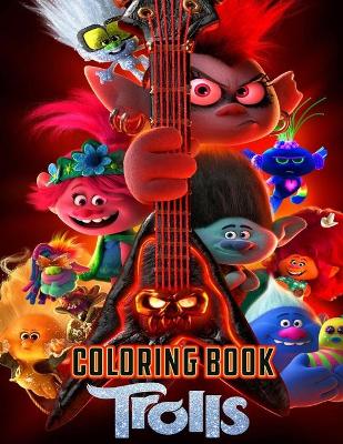 Book cover for Trolls Coloring Book