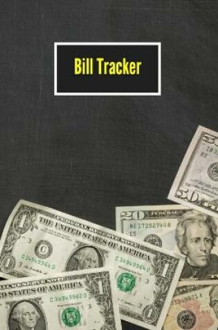 Cover of bill tracker for adults