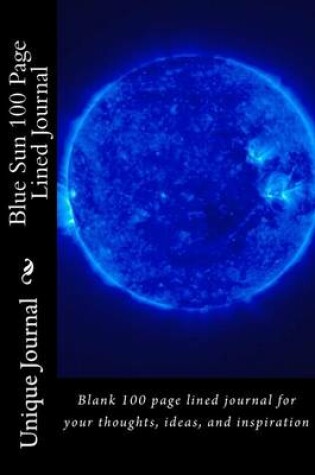 Cover of Blue Sun 100 Page Lined Journal