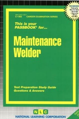 Cover of Maintenance Welder
