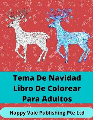 Book cover for Tema De Navidad Libro De Colorear Para Adultos