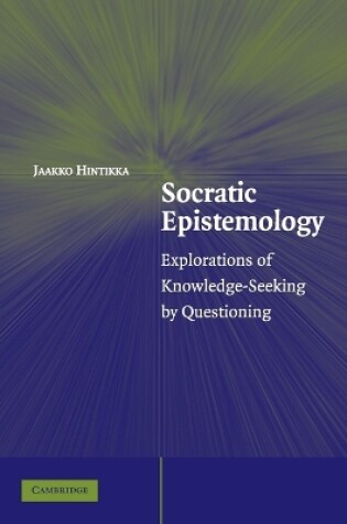 Cover of Socratic Epistemology