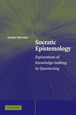 Book cover for Socratic Epistemology