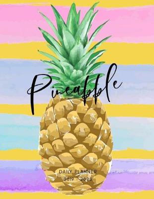 Book cover for 2019 2020 15 Months Pineapple Fruit Daily Planner