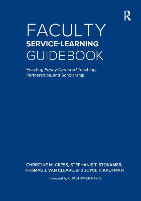 Book cover for Faculty Service-Learning Guidebook