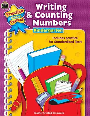 Book cover for Writing & Counting Numbers Grade K