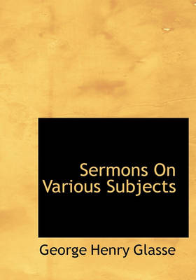 Book cover for Sermons on Various Subjects