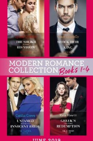 Cover of Modern Romance June 2019 Books 1-4