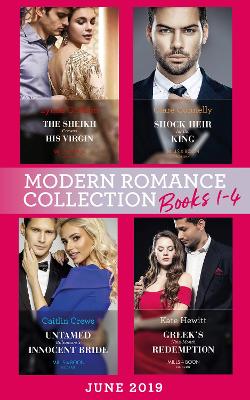 Book cover for Modern Romance June 2019 Books 1-4