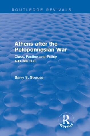 Cover of Athens after the Peloponnesian War (Routledge Revivals)