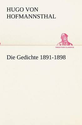 Cover of Die Gedichte 1891-1898