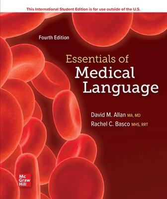 Book cover for ISE Essentials of Medical Language