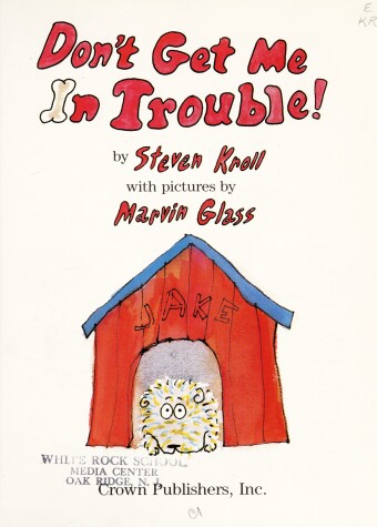 Book cover for Don't Get Me in Trouble R